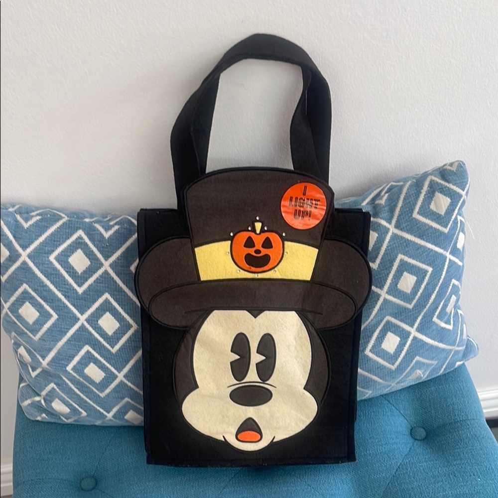 Disney Black Felt Light Up Bag